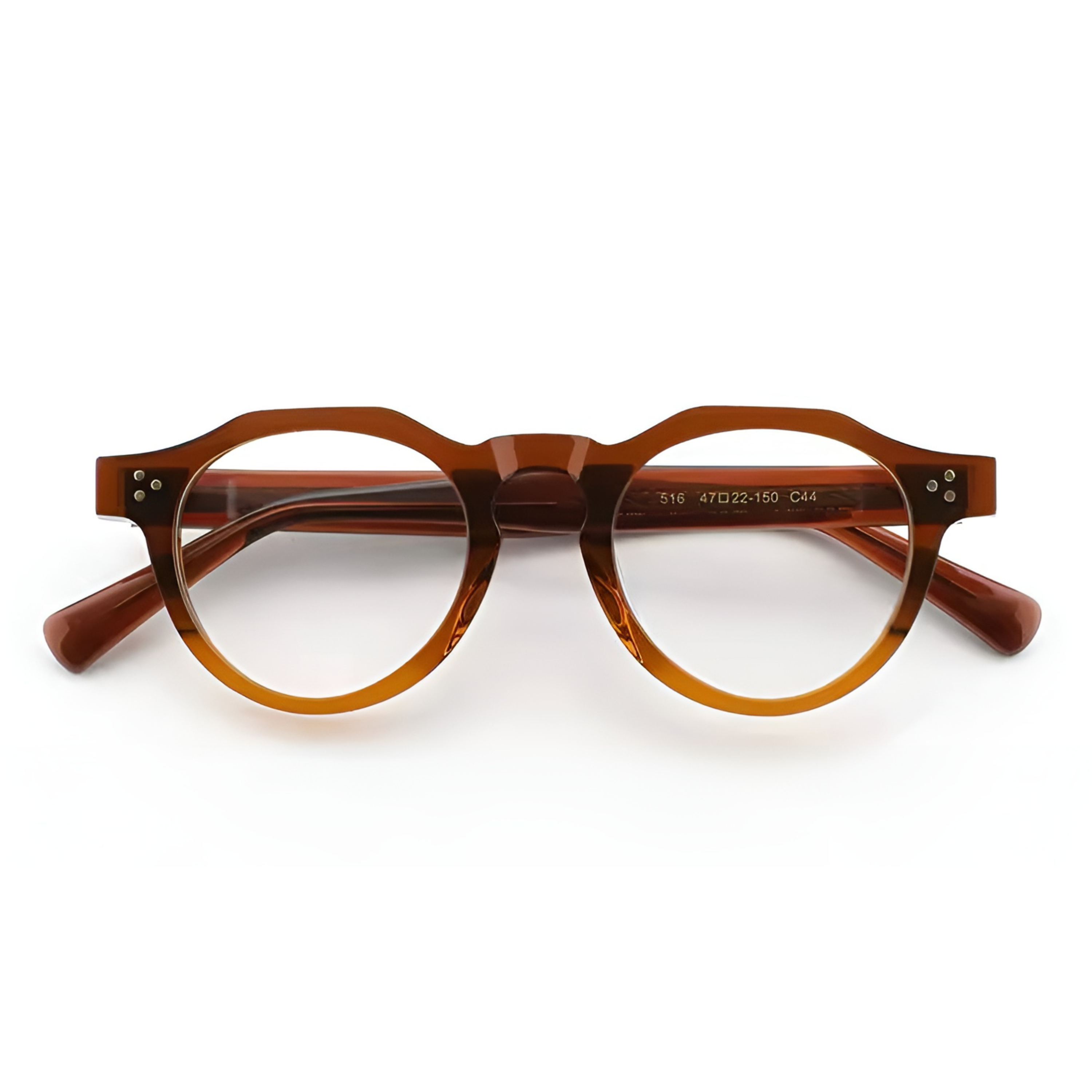 round acetate eyeglass frames prescription ready unisex