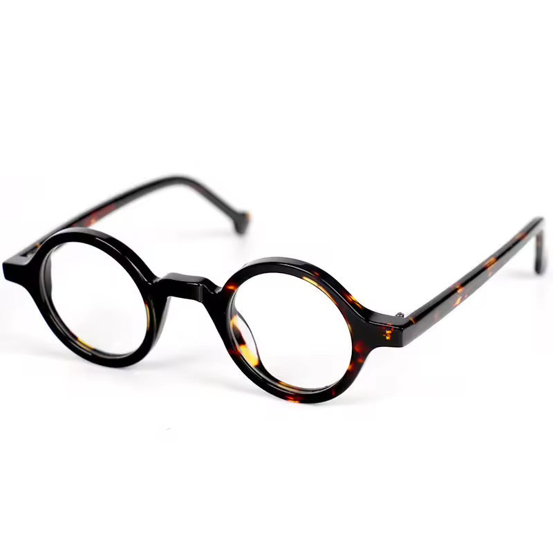round eyeglasses for reading retro small frame