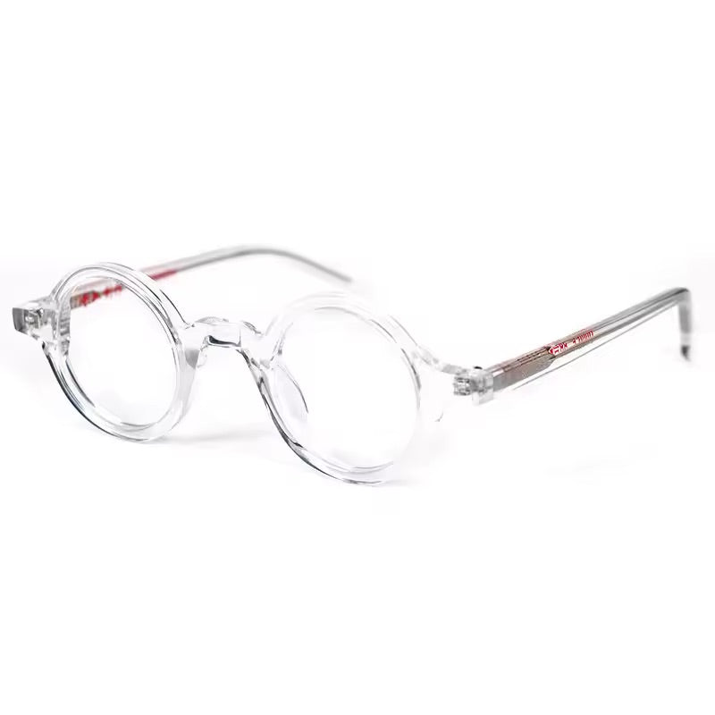 small round eyeglasses narrow bridge 23mm