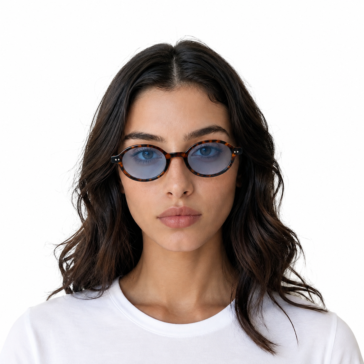 small round sunglasses vintage tortoise frame
