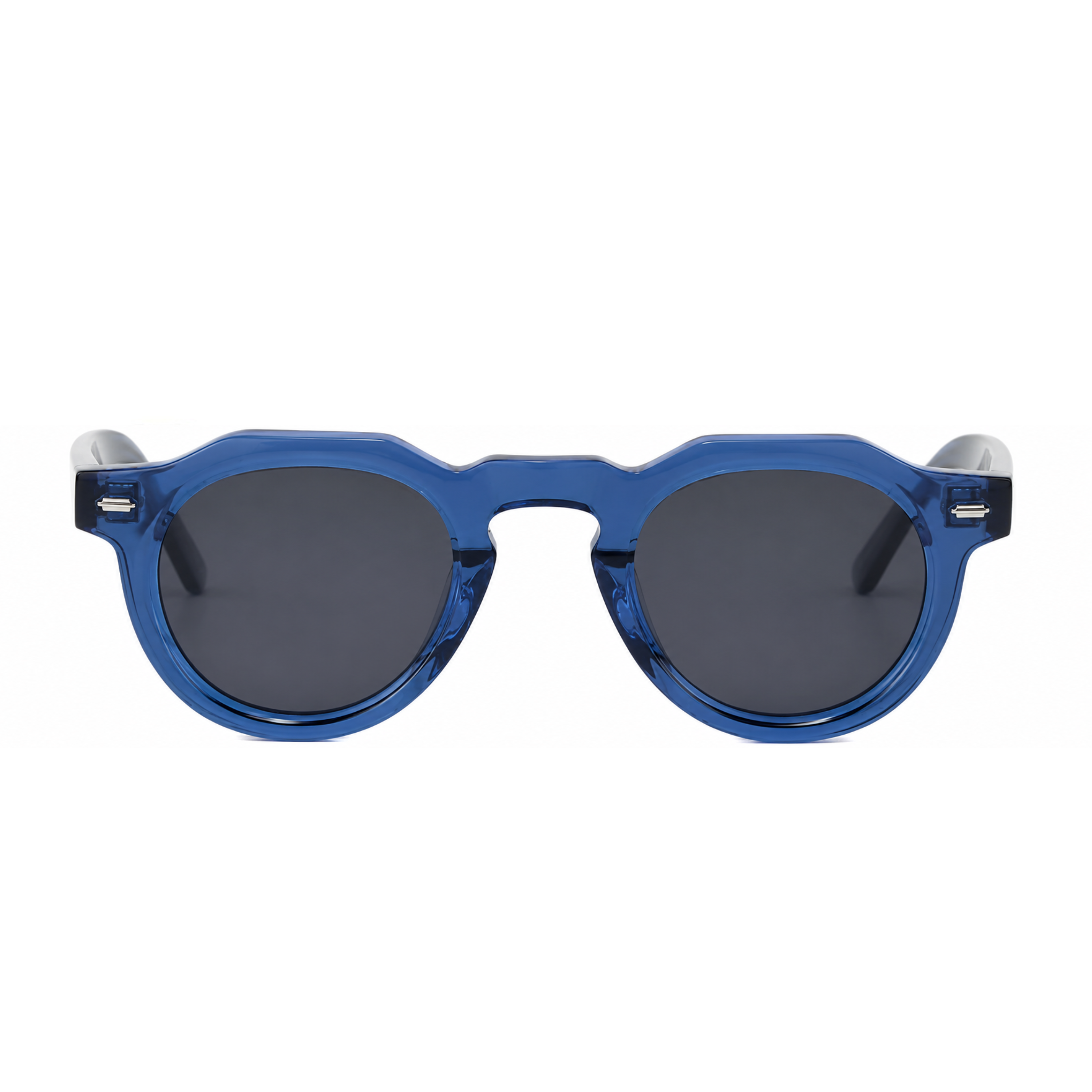 vintage round acetate sunglasses small frame UV400 men women