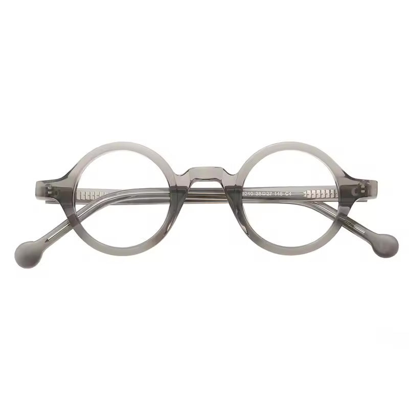 vintage round eyeglasses 37mm lens width unisex