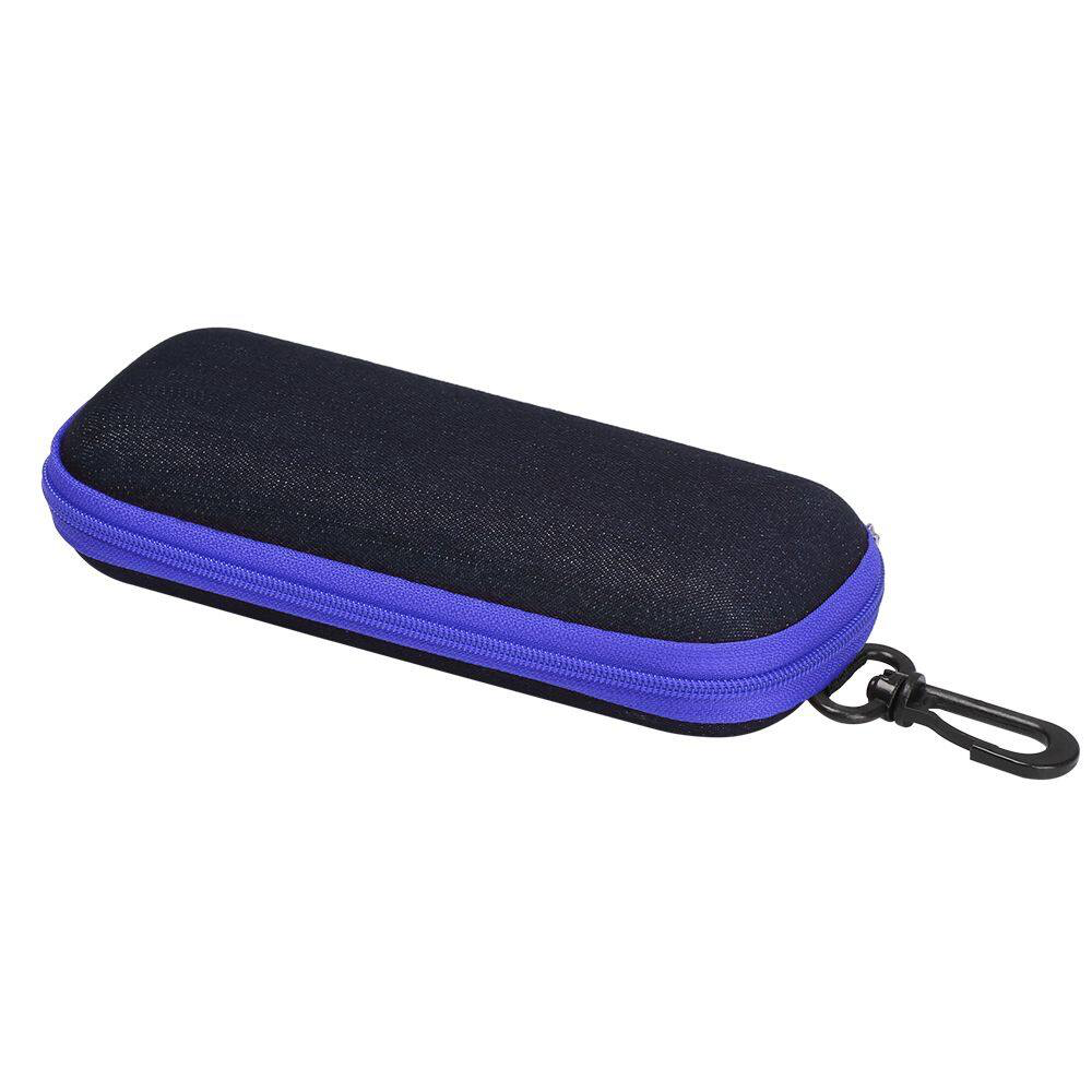 Hard Sunglasses Case – Oxford Cloth, Zipper & Hook-3